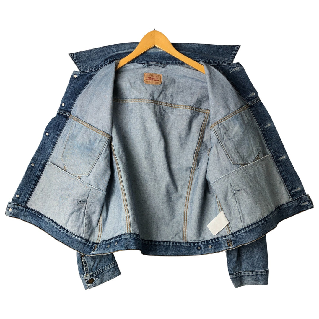 2000'S Levi's 70550-0414 Euro Model Denim Jacket, Men's Size XL cotton blue type Vintage Second Hand
