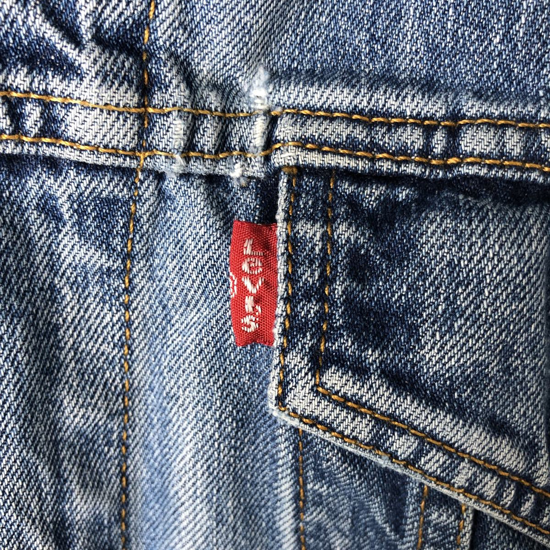 2000'S Levi's 70550-0414 Euro Model Denim Jacket, Men's Size XL cotton blue type Vintage Second Hand