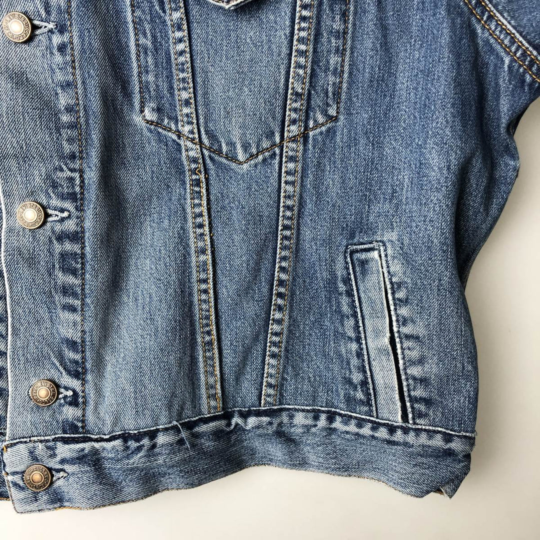 2000'S Levi's 70550-0414 Euro Model Denim Jacket, Men's Size XL cotton blue type Vintage Second Hand