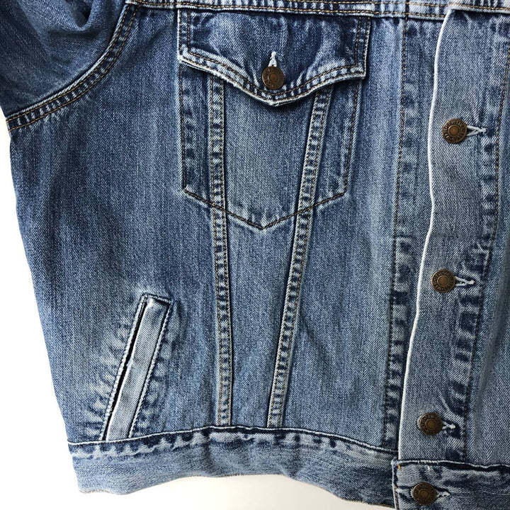 2000'S Levi's 70550-0414 Euro Model Denim Jacket, Men's Size XL cotton blue type Vintage Second Hand