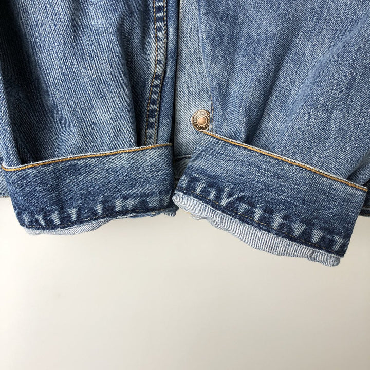 2000'S Levi's 70550-0414 Euro Model Denim Jacket, Men's Size XL cotton blue type Vintage Second Hand