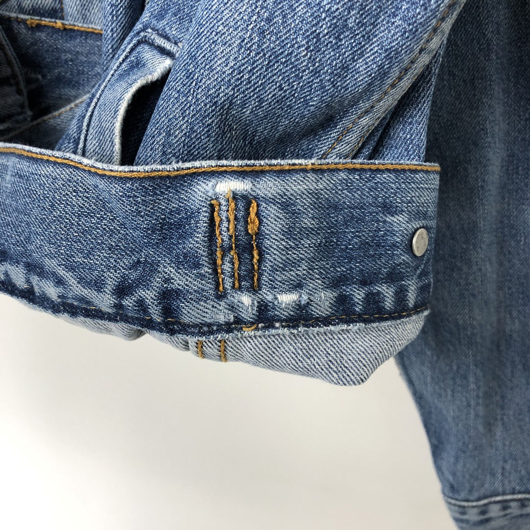 2000'S Levi's 70550-0414 Euro Model Denim Jacket, Men's Size XL cotton blue type Vintage Second Hand