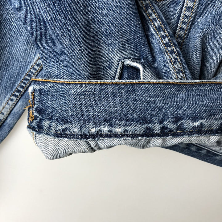 2000'S Levi's 70550-0414 Euro Model Denim Jacket, Men's Size XL cotton blue type Vintage Second Hand