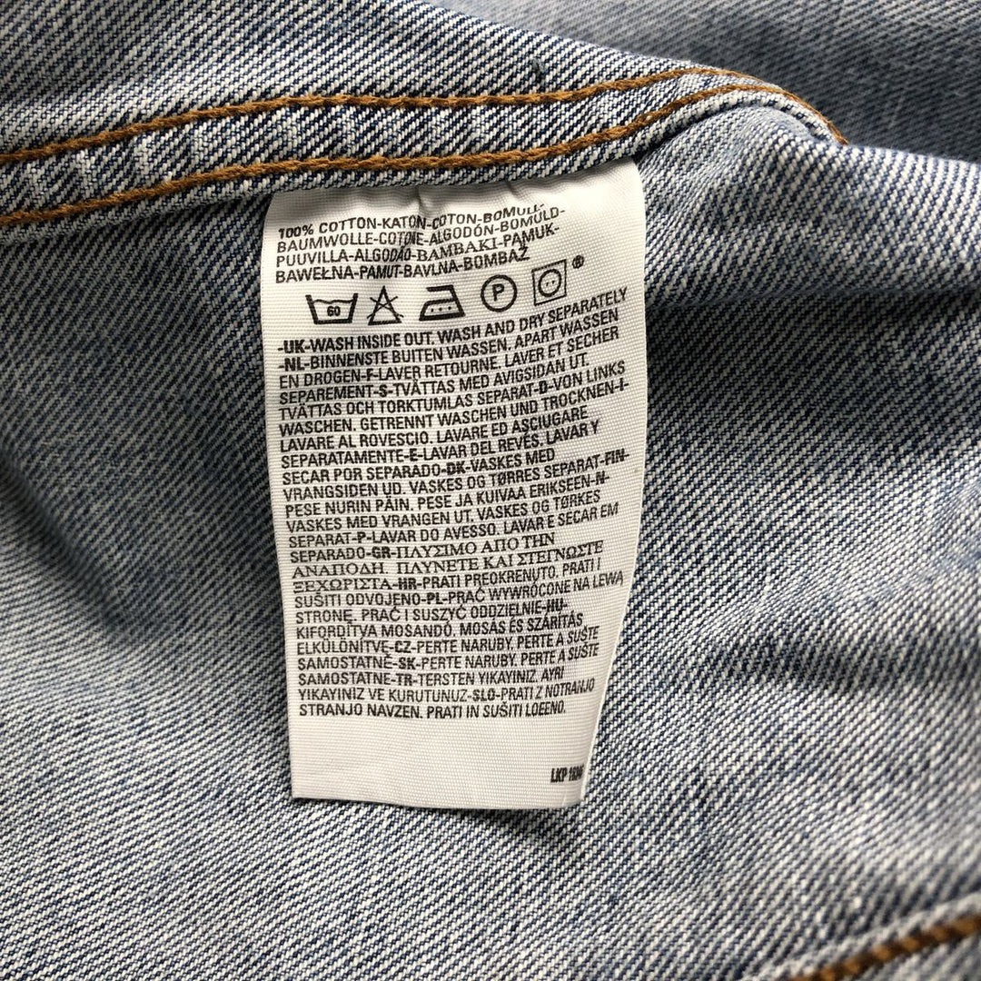 2000'S Levi's 70500-0475 Euro Model Denim Jacket, Men's Size L cotton blue type Vintage Second Hand