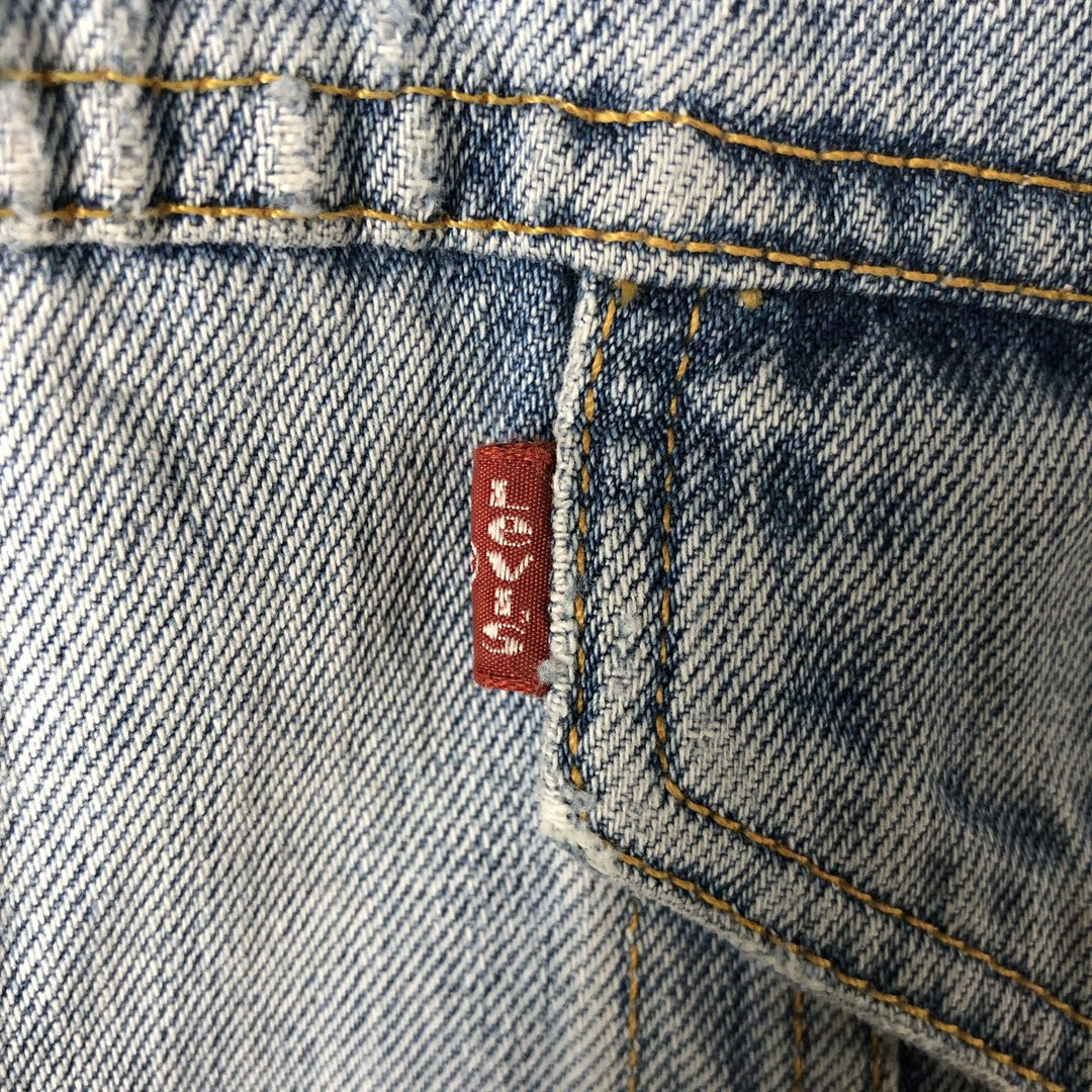 2000'S Levi's 70500-0487 Euro Model Denim Jacket, Men's Size XL cotton blue type Vintage Second Hand