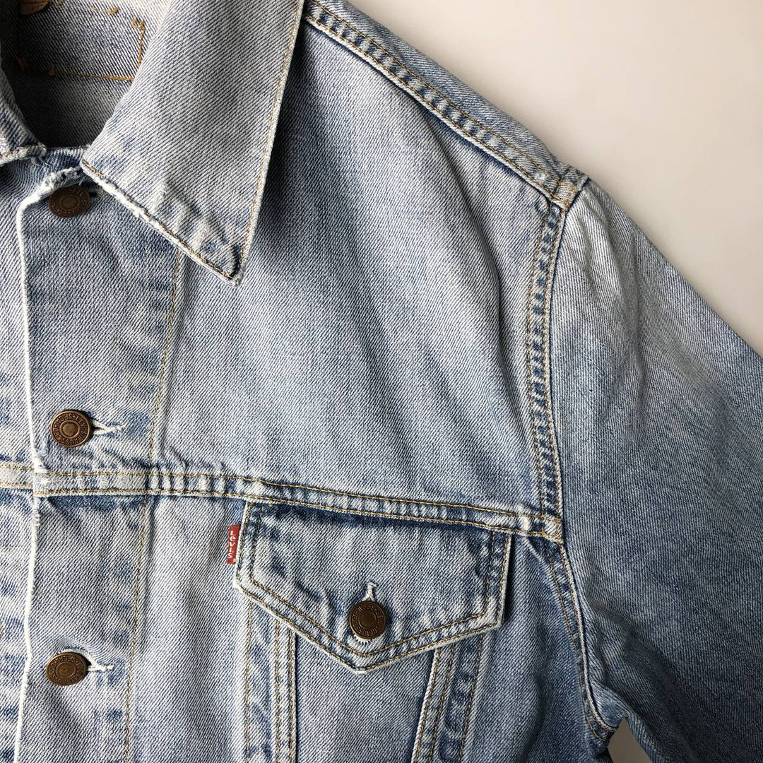 2000'S Levi's 70500-0487 Euro Model Denim Jacket, Men's Size XL cotton blue type Vintage Second Hand