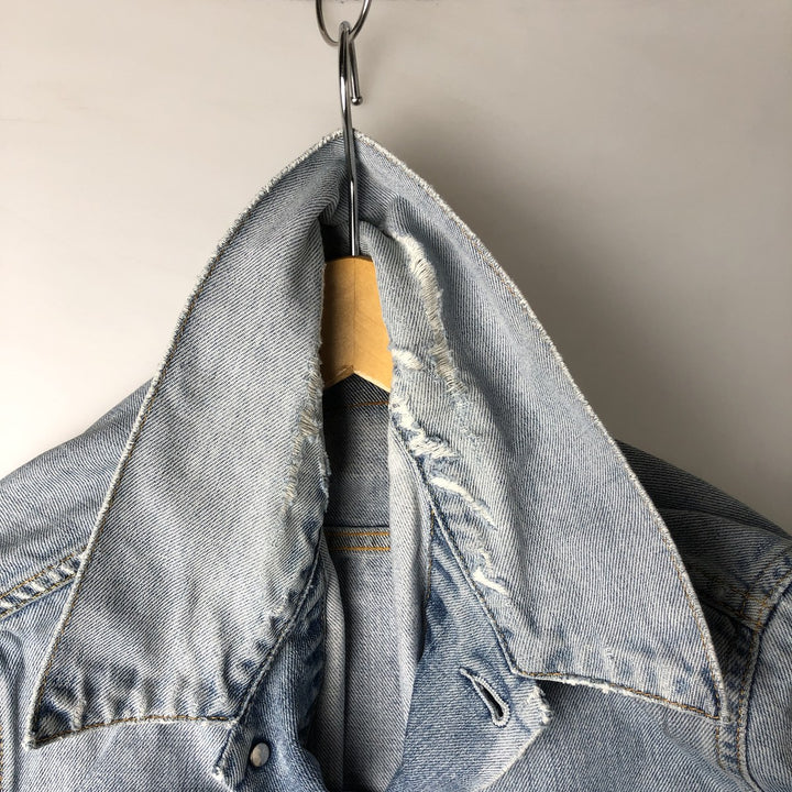 2000'S Levi's 70500-0487 Euro Model Denim Jacket, Men's Size XL cotton blue type Vintage Second Hand