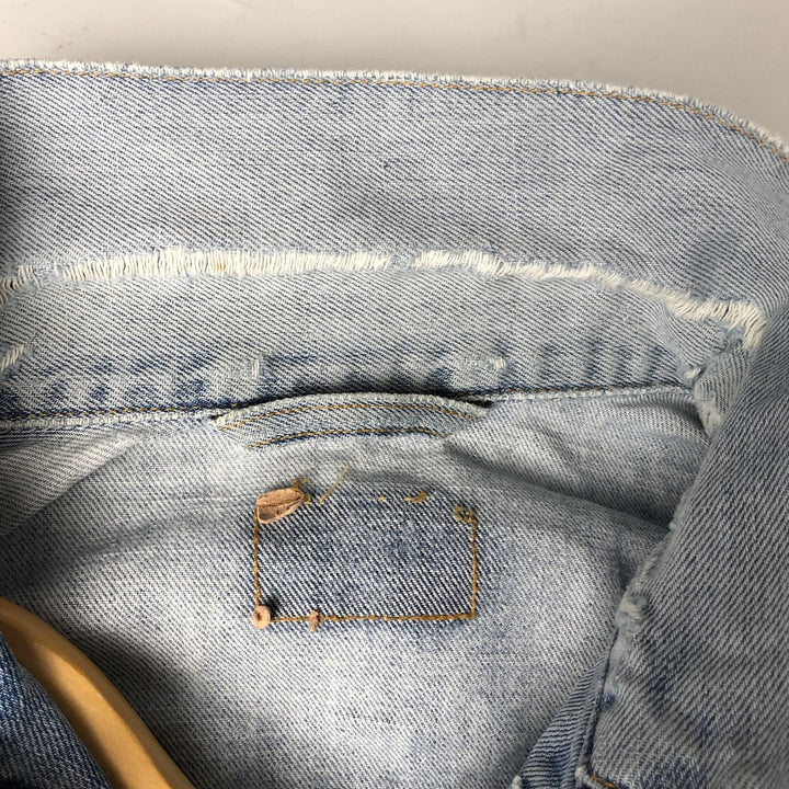 2000'S Levi's 70500-0487 Euro Model Denim Jacket, Men's Size XL cotton blue type Vintage Second Hand