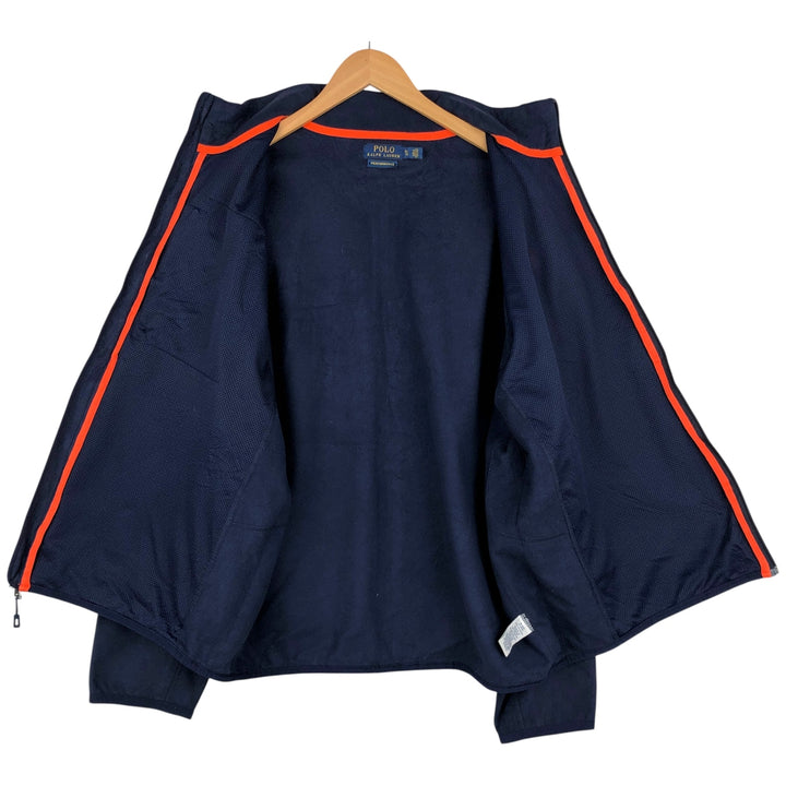 Ralph Lauren POLO RALPH LAUREN PERFORMANCE fleece jacket, men's size XL polyester navy blue type Vintage Second Hand