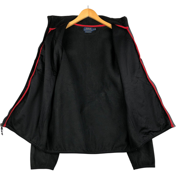 Ralph Lauren POLO RALPH LAUREN PERFORMANCE fleece jacket, men's size M unclear black type Vintage Second Hand