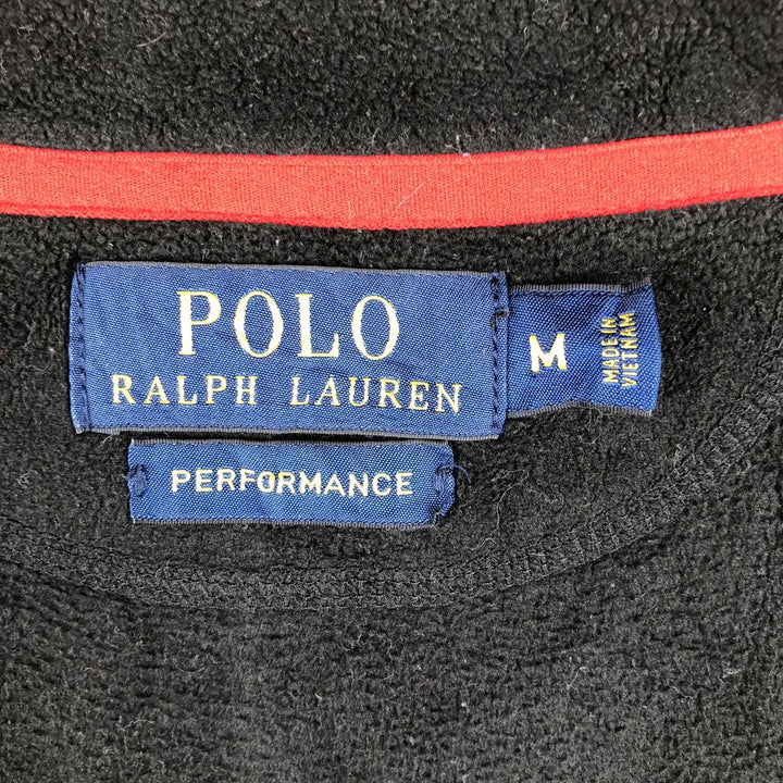 Ralph Lauren POLO RALPH LAUREN PERFORMANCE fleece jacket, men's size M unclear black type Vintage Second Hand