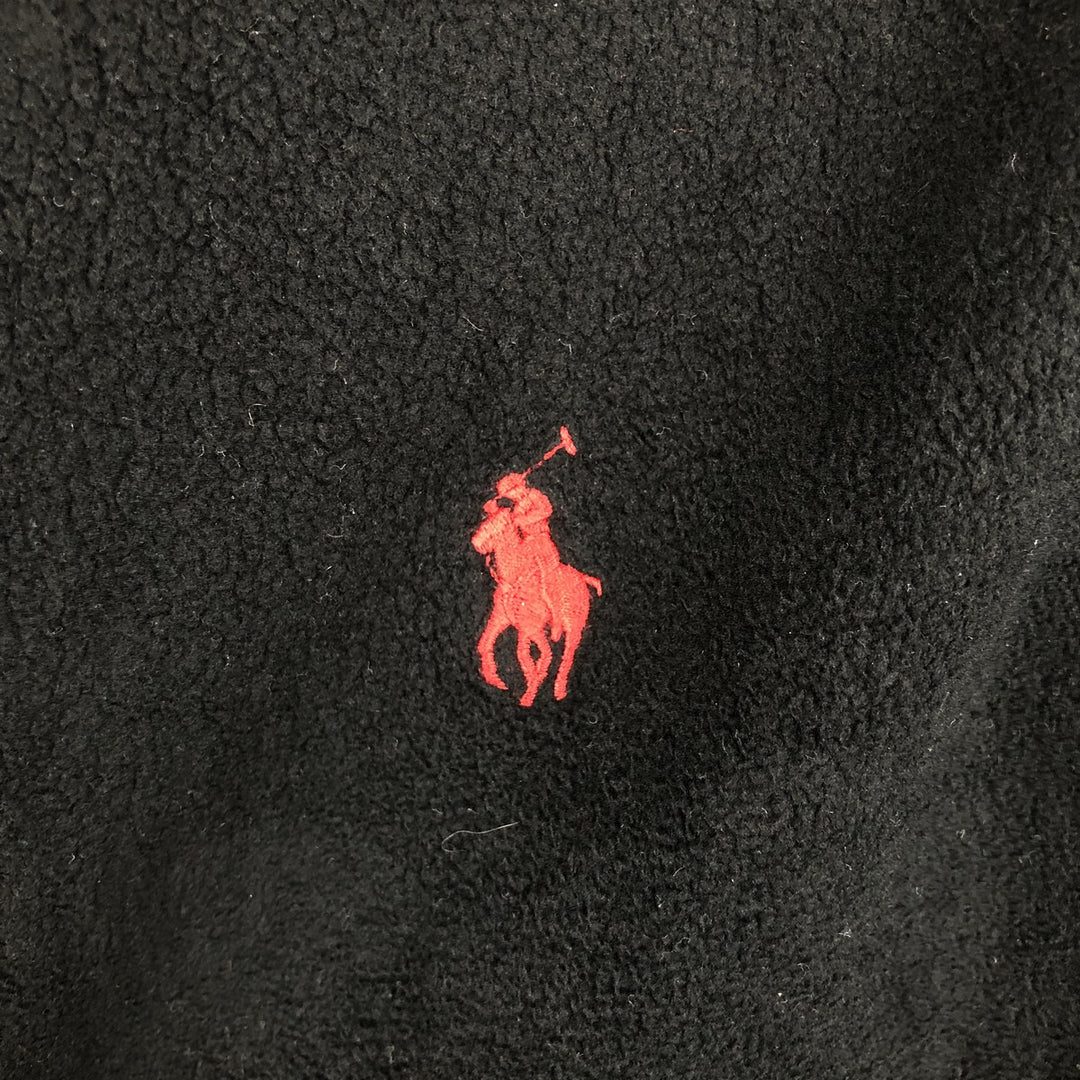 Ralph Lauren POLO RALPH LAUREN PERFORMANCE fleece jacket, men's size M unclear black type Vintage Second Hand