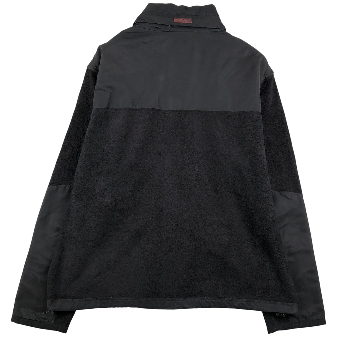 Ralph Lauren POLO by Ralph Lauren Nylon and Fleece Jacket, Men's XL polyester black type Vintage Second Hand