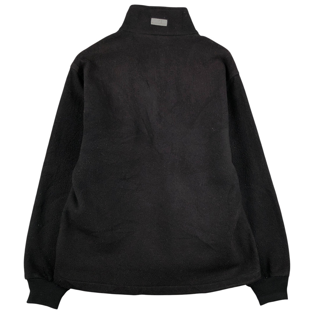 90s-00'S Eddie Bauer EBTEK Half-Zip Fleece Pullover, Men's Size L polyester black type Vintage Second Hand