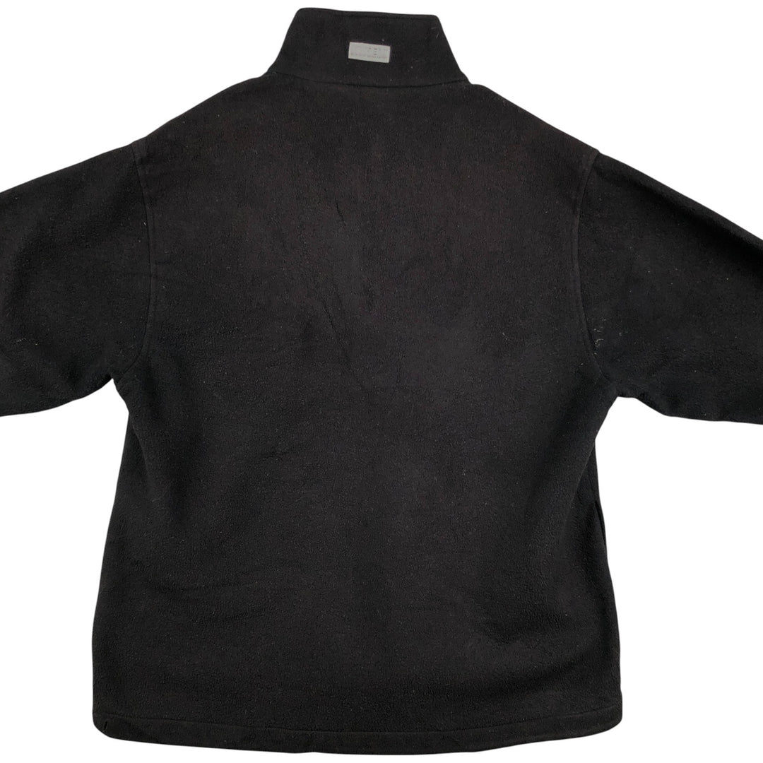 90s-00'S Eddie Bauer EBTEK Half-Zip Fleece Pullover, Men's Size L polyester black type Vintage Second Hand
