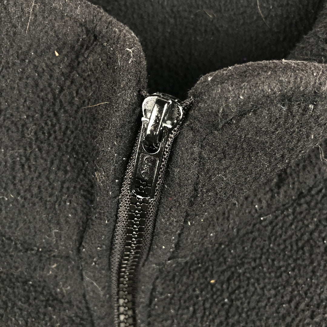 90s-00'S Eddie Bauer EBTEK Half-Zip Fleece Pullover, Men's Size L polyester black type Vintage Second Hand