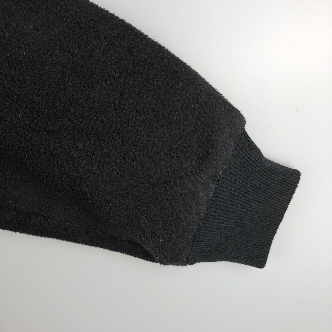 90s-00'S Eddie Bauer EBTEK Half-Zip Fleece Pullover, Men's Size L polyester black type Vintage Second Hand