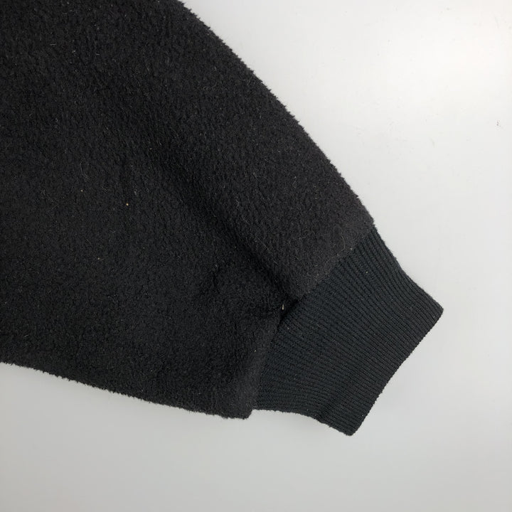 90s-00'S Eddie Bauer EBTEK Half-Zip Fleece Pullover, Men's Size L polyester black type Vintage Second Hand