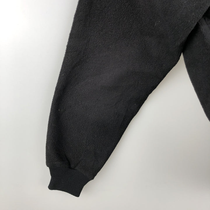90s-00'S Eddie Bauer EBTEK Half-Zip Fleece Pullover, Men's Size L polyester black type Vintage Second Hand