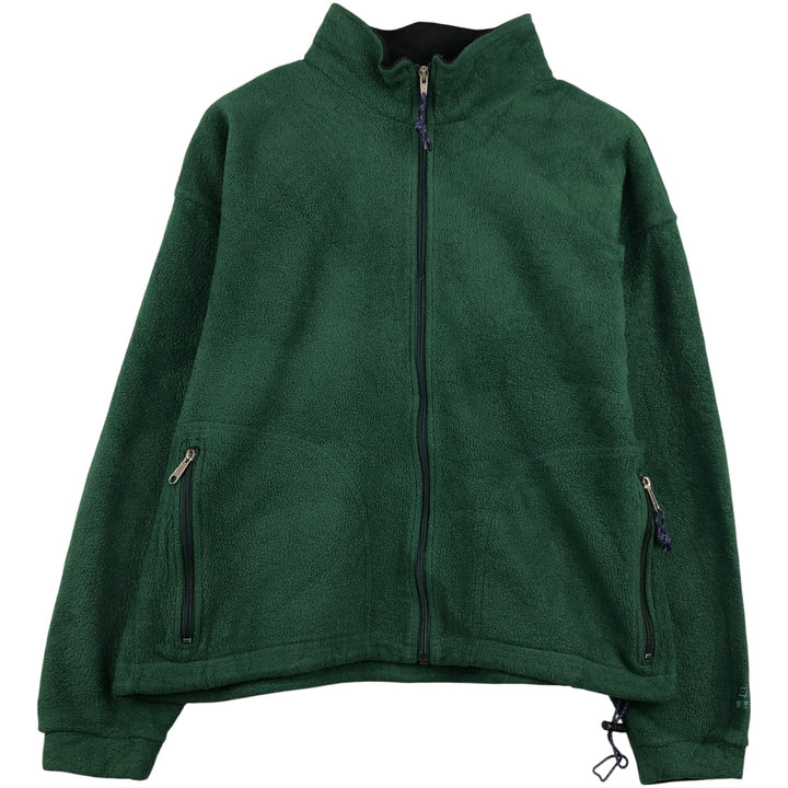 90'S Vintage EMS Fleece Shirt Jacket, Made in USA, Men's Size L polyester Green type dark green Vintage Second Hand