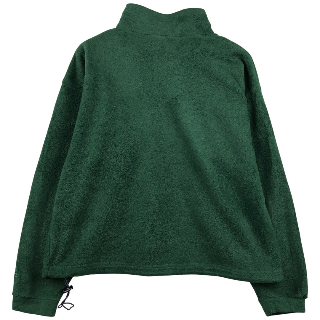 90'S Vintage EMS Fleece Shirt Jacket, Made in USA, Men's Size L polyester Green type dark green Vintage Second Hand