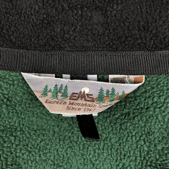 90'S Vintage EMS Fleece Shirt Jacket, Made in USA, Men's Size L polyester Green type dark green Vintage Second Hand