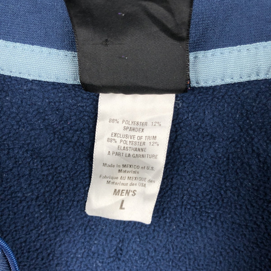 2000'S Patagonia CAPILENE 43600F4 Half-Zip Fleece Pullover, Men's Size L polyester Navy blue Vintage Second Hand