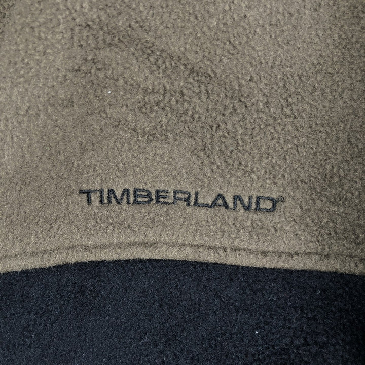90s-00'S Timberland WEATHERGEAR fleece jacket, made in the USA, men's size XL polyester Khaki type Vintage Second Hand