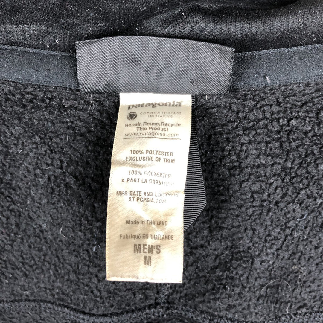 Patagonia Better Sweater Jacket 25526SP12 Fleece Jacket, Men's Size Medium polyester black type Vintage Second Hand