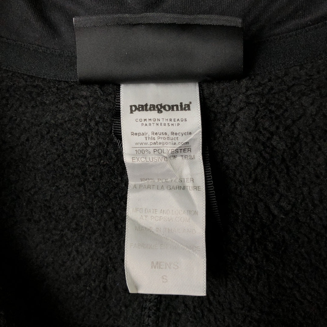 Patagonia Better Sweater Pullover 25521FA14 Half-Zip Fleece Pullover, Men's Size Small polyester black type Vintage Second Hand