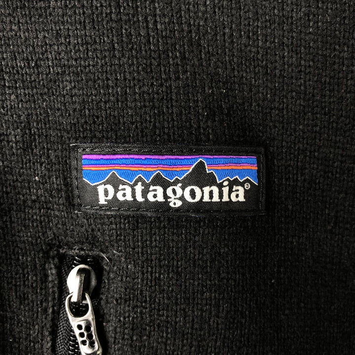 Patagonia Better Sweater Pullover 25521FA14 Half-Zip Fleece Pullover, Men's Size Small polyester black type Vintage Second Hand