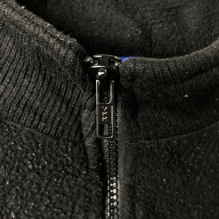 Vintage 90'S Umbro Half-Zip Fleece Pullover, Men's Size L unclear black type Vintage Second Hand