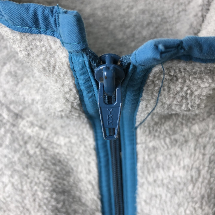 Vintage 1980'S WOOLRICH TETON half-zip fleece pullover, made in the USA, size M. polyester gray type Vintage Second Hand