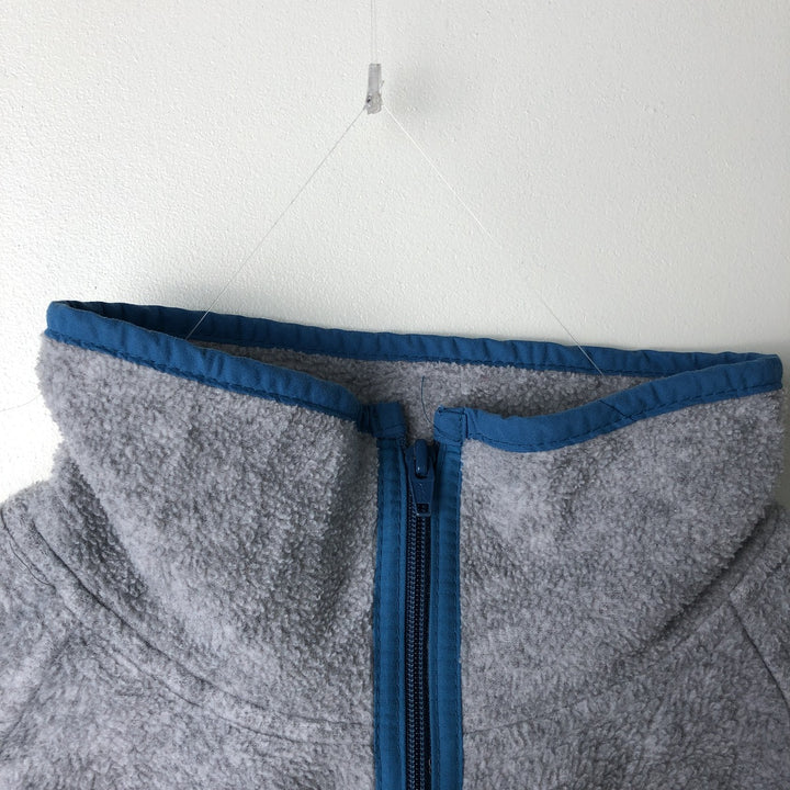 Vintage 1980'S WOOLRICH TETON half-zip fleece pullover, made in the USA, size M. polyester gray type Vintage Second Hand