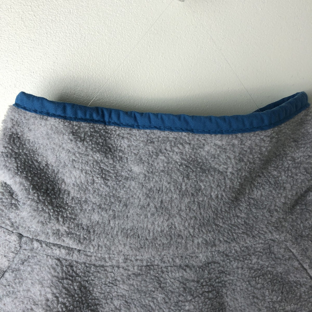 Vintage 1980'S WOOLRICH TETON half-zip fleece pullover, made in the USA, size M. polyester gray type Vintage Second Hand