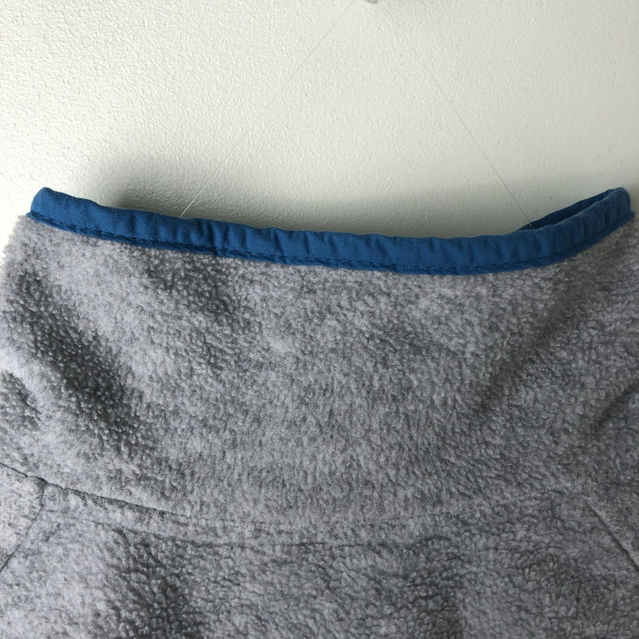 Vintage 1980'S WOOLRICH TETON half-zip fleece pullover, made in the USA, size M. polyester gray type Vintage Second Hand