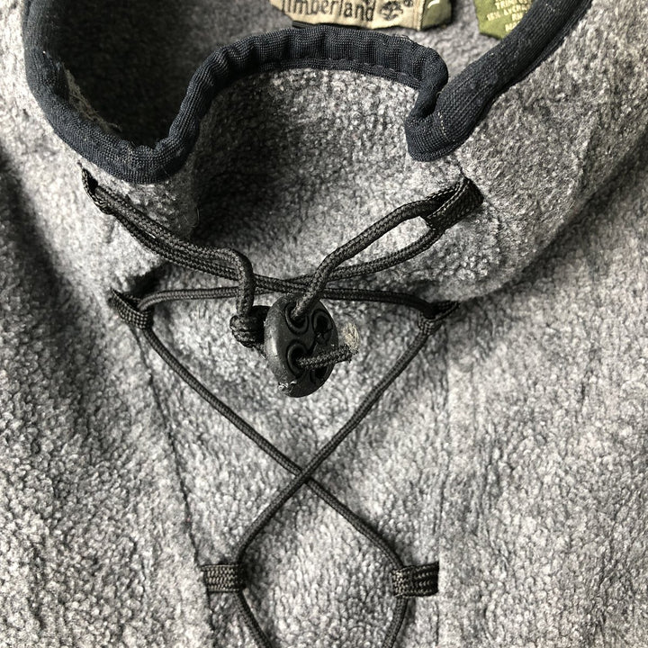 90s-00'S Timberland Fleece Pullover, Made in USA, Men's Size L polyester gray type Vintage Second Hand
