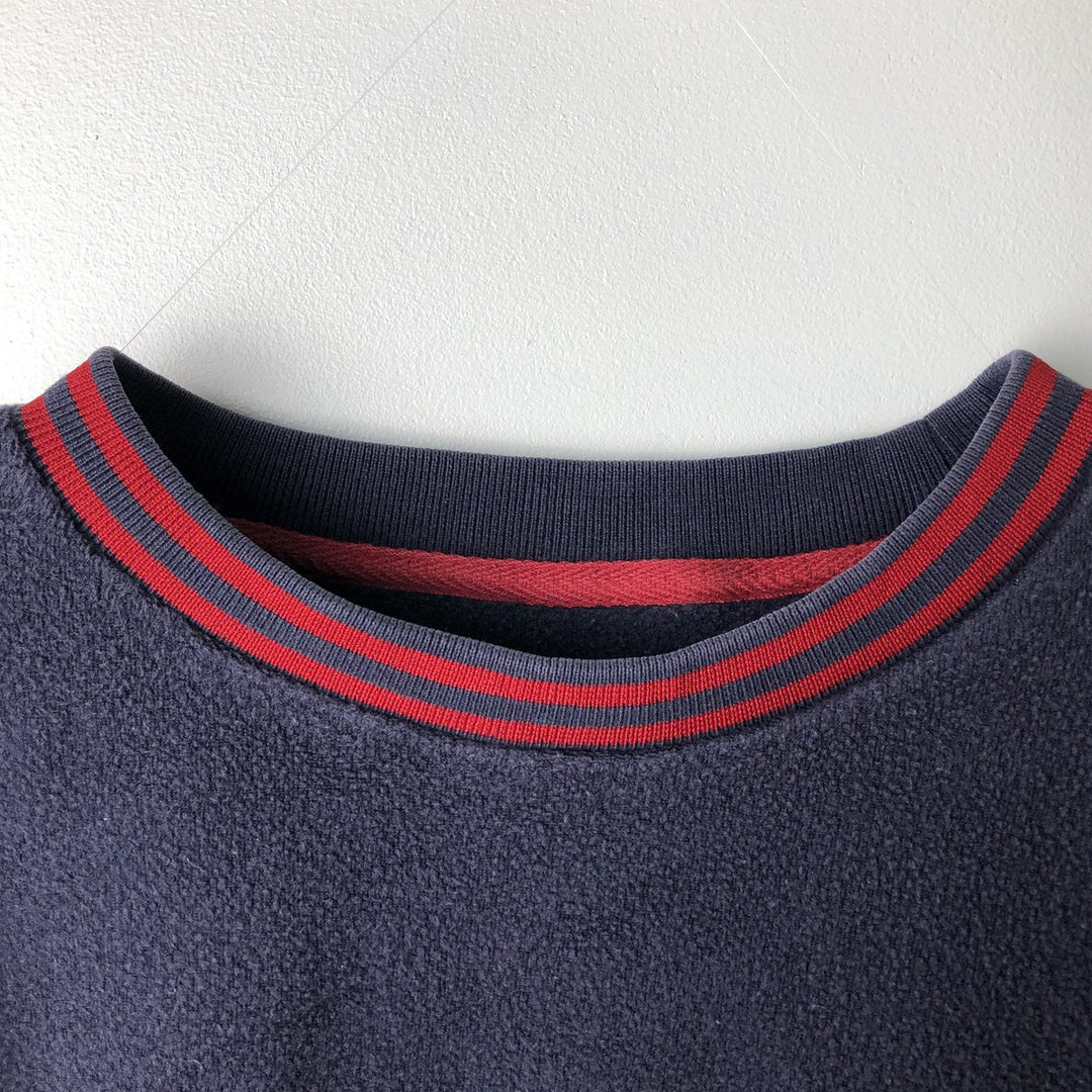 Ralph Lauren CHAPS fleece sweatshirt, men's size XXL cotton navy blue type Vintage Second Hand