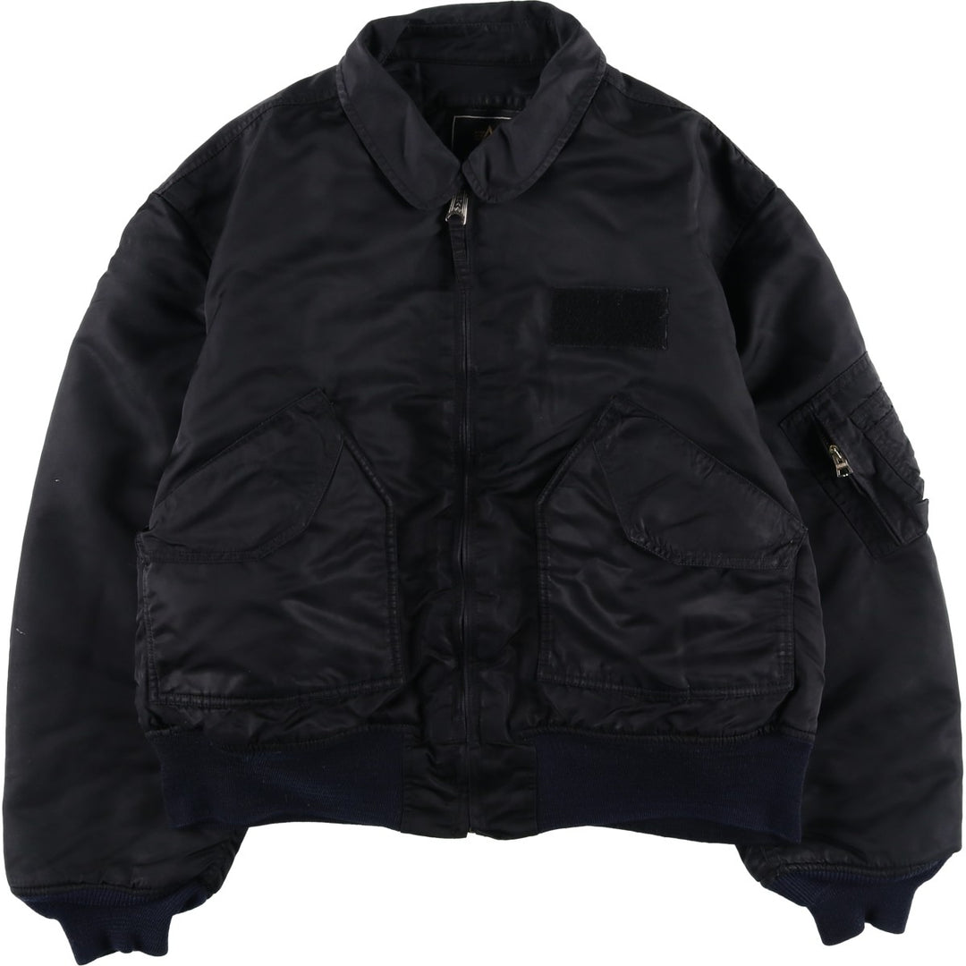 Civilian Alpha CWU-45 Nylon black type Vintage Second Hand