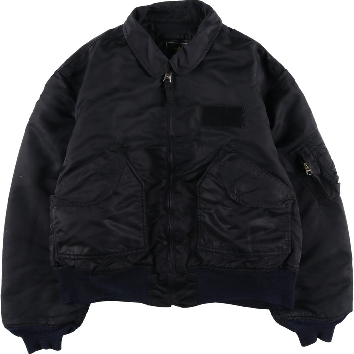 Civilian Alpha CWU-45 Nylon black type Vintage Second Hand