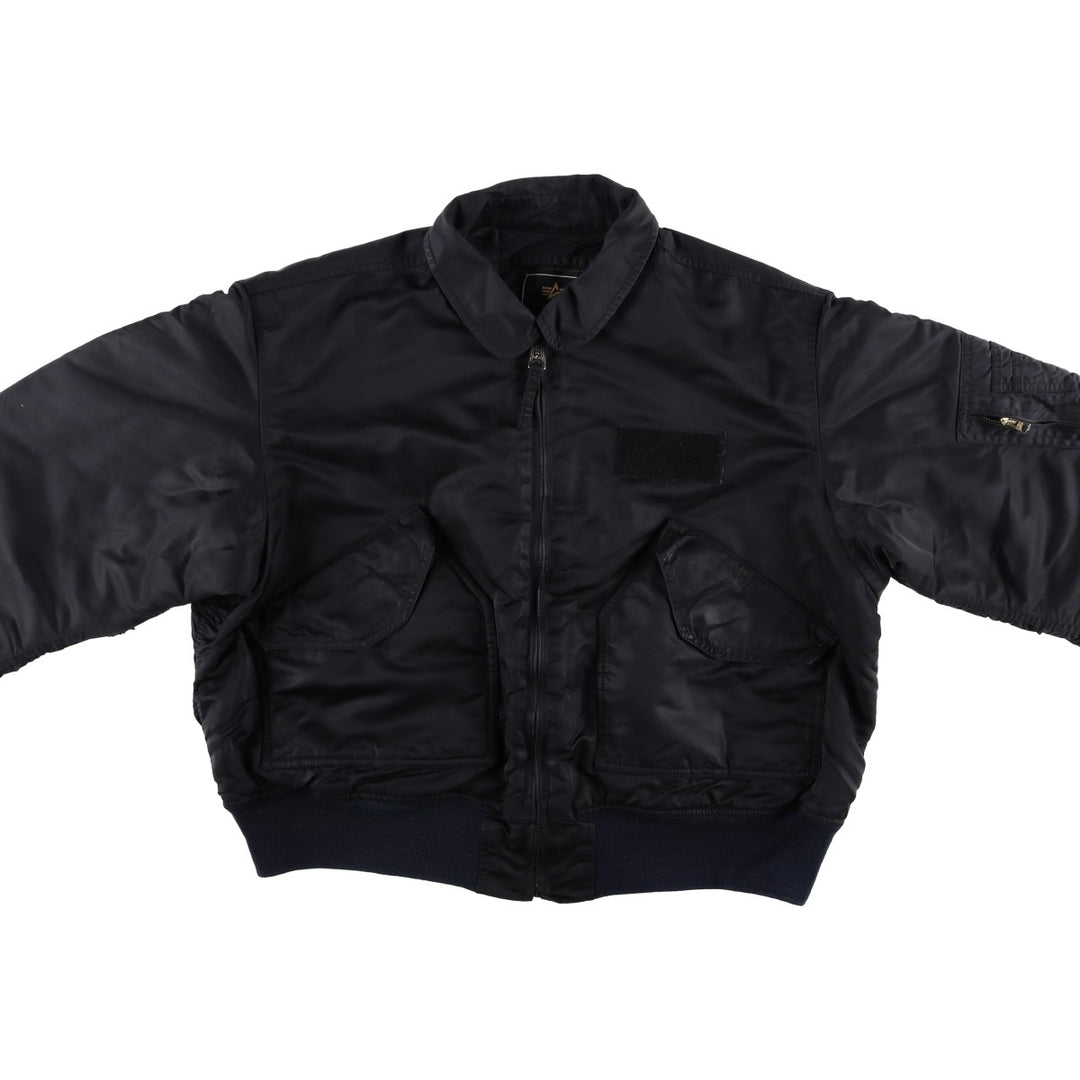 Civilian Alpha CWU-45 Nylon black type Vintage Second Hand