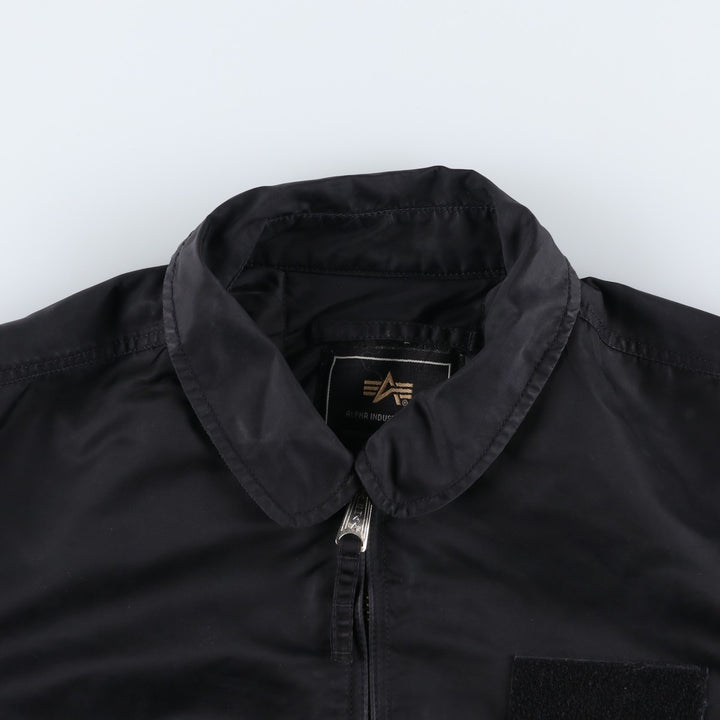 Civilian Alpha CWU-45 Nylon black type Vintage Second Hand