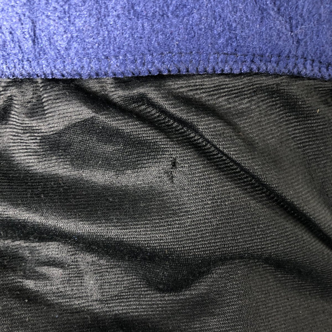 Vintage 90'S Eddie Bauer EBTEK fleece jacket, men's size XL polyester navy blue type Vintage Second Hand