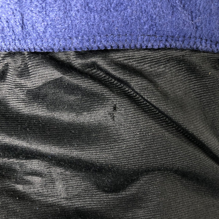 Vintage 90'S Eddie Bauer EBTEK fleece jacket, men's size XL polyester navy blue type Vintage Second Hand