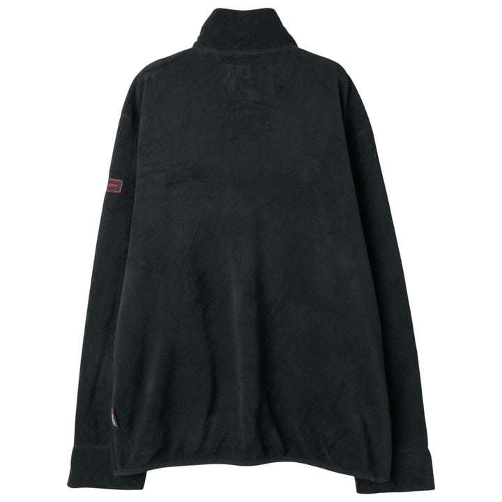 Ralph Lauren POLO SPORT Half-Zip Fleece Pullover, Men's Size L polyester black type Vintage Second Hand