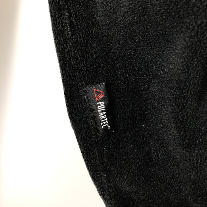Ralph Lauren POLO SPORT Half-Zip Fleece Pullover, Men's Size L polyester black type Vintage Second Hand