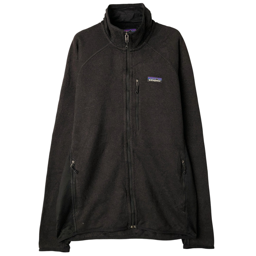 Patagonia Performance Better Sweater Jacket 25955FA18 Fleece Jacket, Men's Size Medium polyester black type Vintage Second Hand