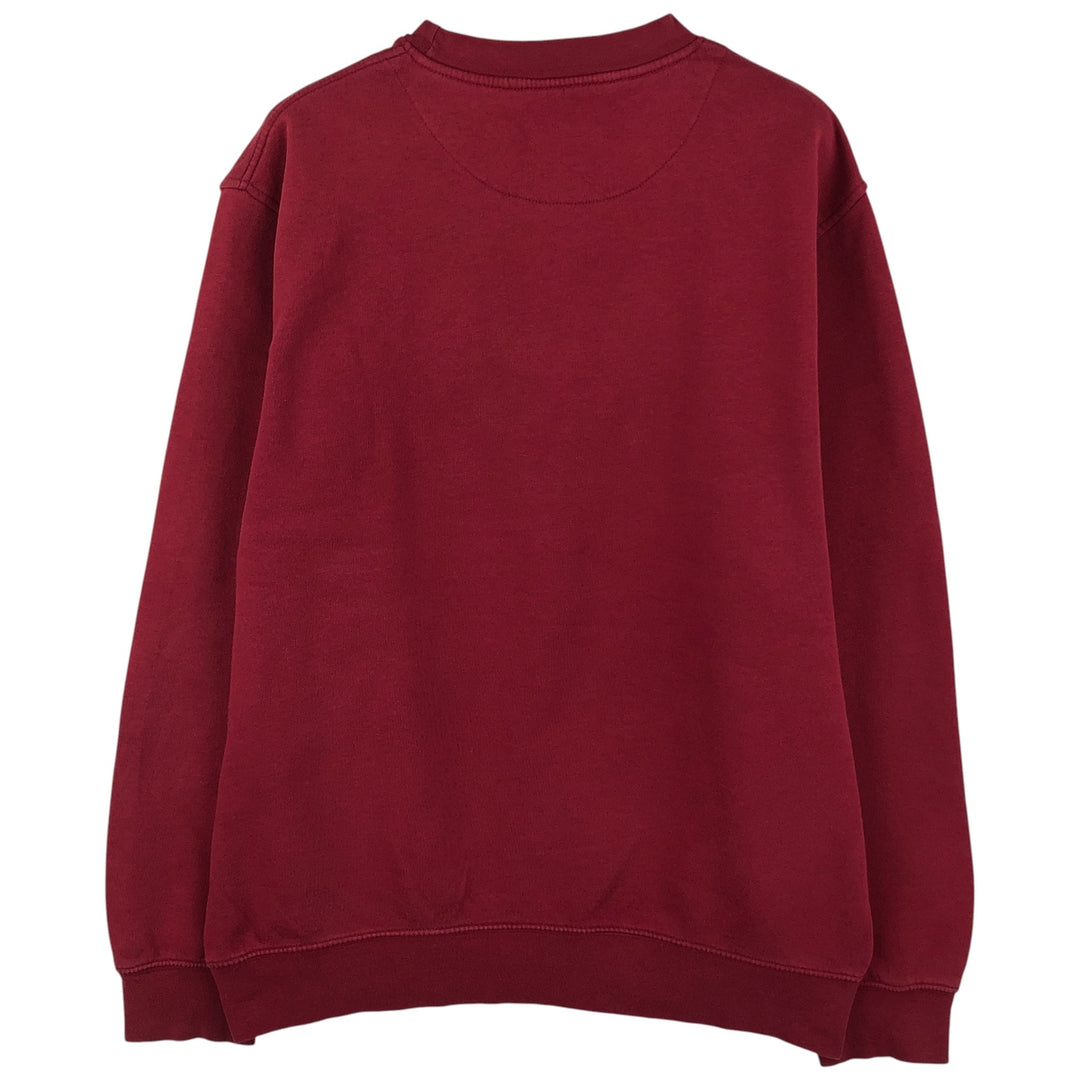 00'S Nike One Point Logo Sweatshirt Trainer Men's L size cotton Red type red-purple Vintage Second Hand