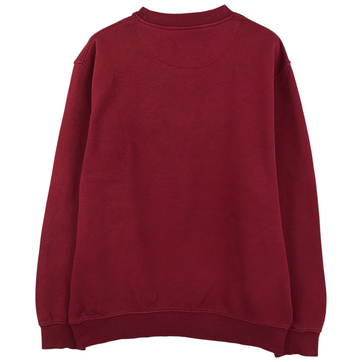 00'S Nike One Point Logo Sweatshirt Trainer Men's L size cotton Red type red-purple Vintage Second Hand