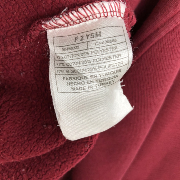 00'S Nike One Point Logo Sweatshirt Trainer Men's L size cotton Red type red-purple Vintage Second Hand